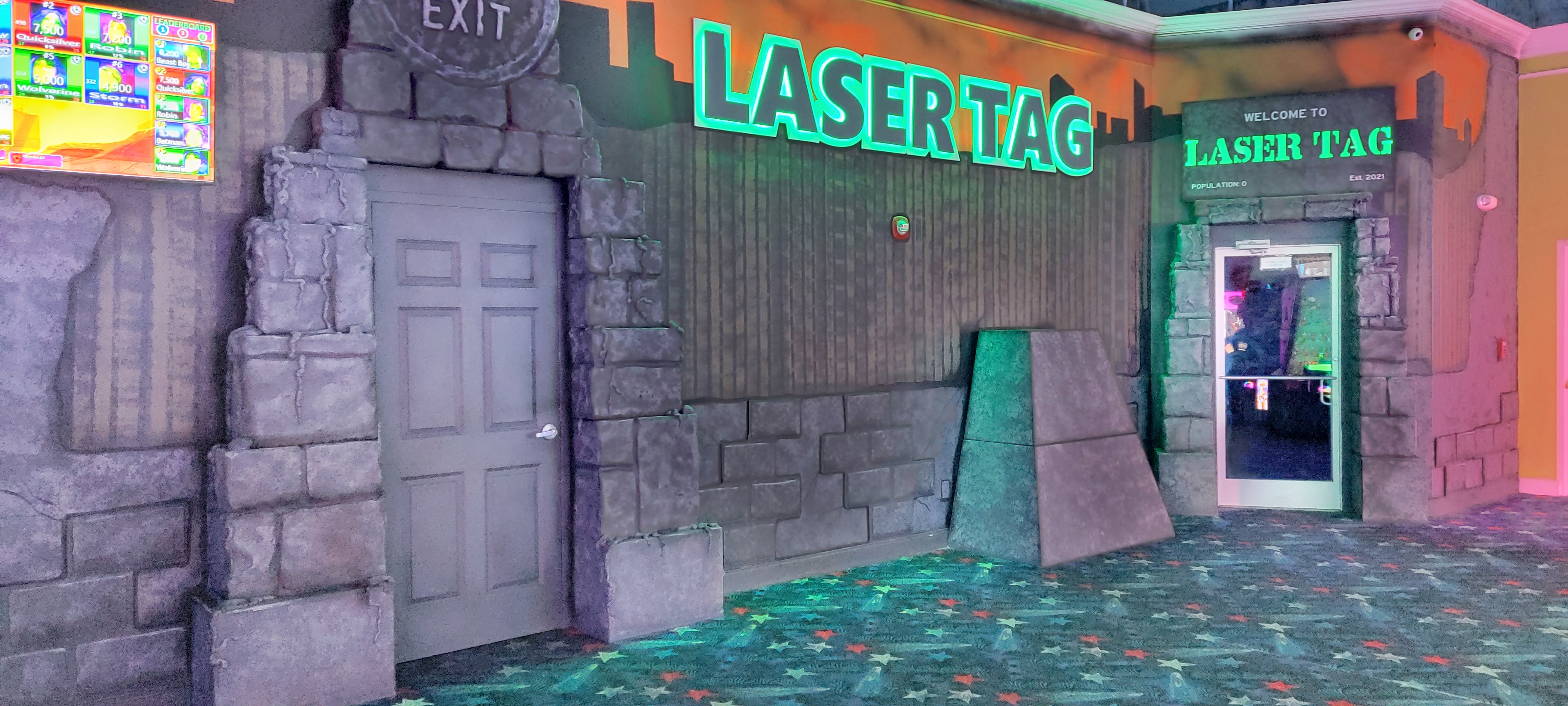 Laser tag at Frames N' Games